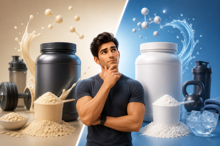 Comparison of whey concentrate and whey isolate protein powders with nutrition facts