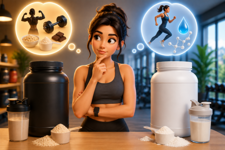 Comparison of whey concentrate and whey isolate protein powders with nutrition facts
