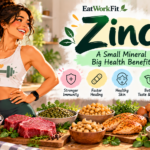 Zinc-rich foods including oysters, beef, chicken, eggs, pumpkin seeds, cashews, chickpeas, yogurt, and lentils to support immune function and overall health.